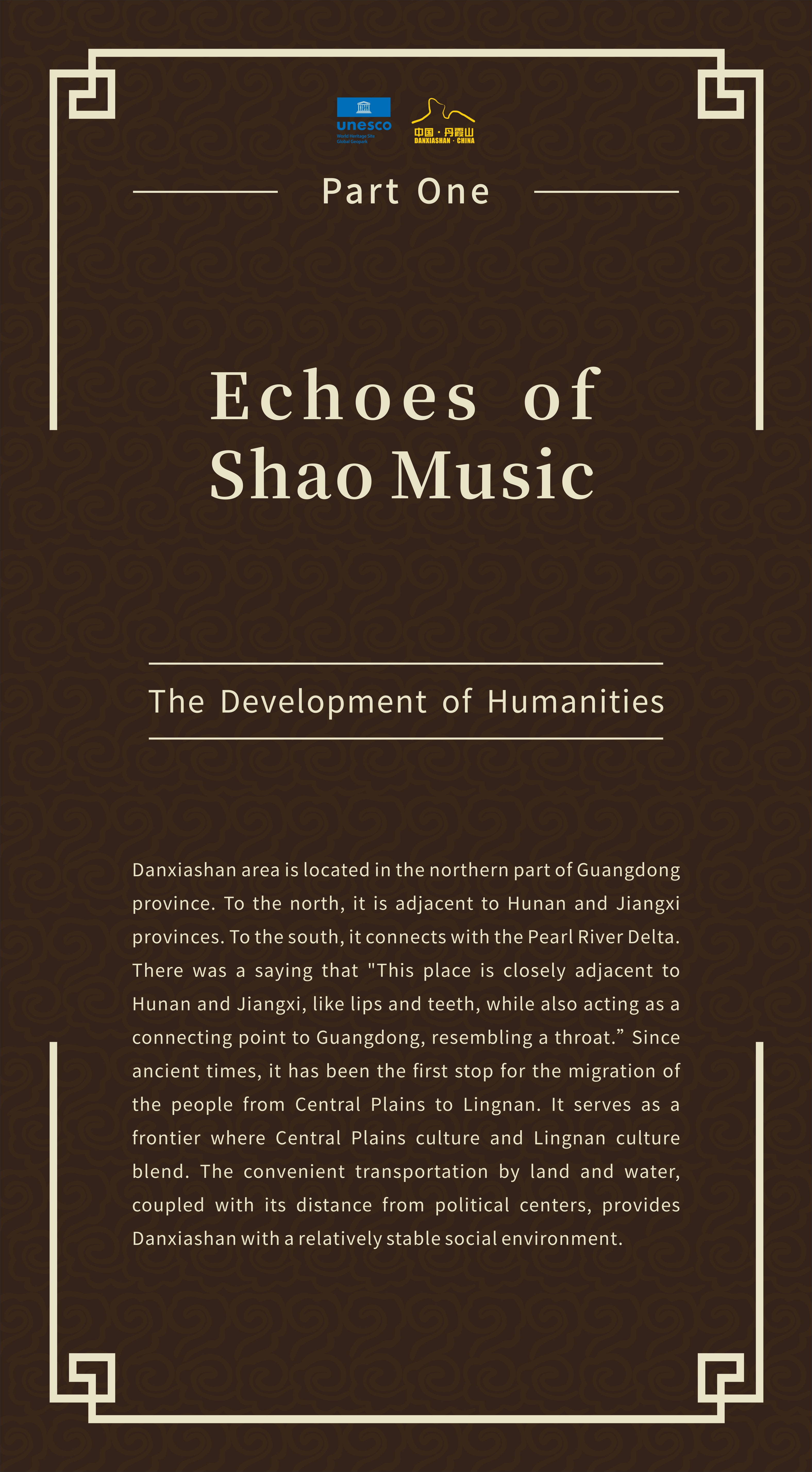 Part One: Echoes of Shao Music: The Development of Humanities